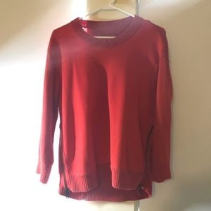 Calvin Klein orangish red sweater